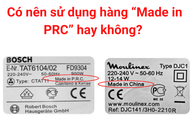 Made In Prc: Welk Land Produceert Deze Producten?